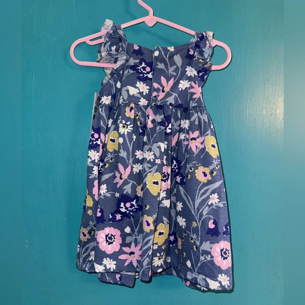 Carter's Blue and Pink Floral Dress - Picture 6 of 6